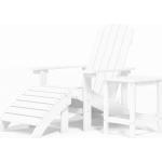 Weiße vidaXL Gartenmöbel-Sets & Gartenmöbel Garnituren aus Massivholz wetterfest 