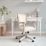 Beige Rustikale vidaXL Bürostühle & Arbeitsstühle gepolstert 
