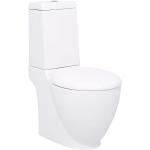 Weiße vidaXL Toiletten & WC's aus Keramik 