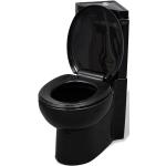 Schwarze Moderne vidaXL Toiletten & WC's aus Keramik 