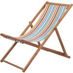 Bunte vidaXL Strandstühle aus Massivholz klappbar 