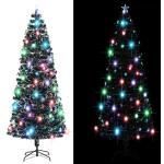 vidaXL Künstlicher Weihnachtsbaum mit Ständer/LED