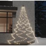Weiße vidaXL LED-Weihnachtsbäume aus PVC 