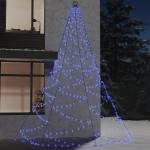 Blaue vidaXL Weihnachtsbeleuchtung aus PVC 