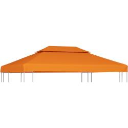 vidaXL Pavillon-Ersatzdach 310 g/m² Orange 3x4 m