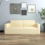 Cremefarbene vidaXL Sofaüberwürfe & Sofahussen aus Jersey maschinenwaschbar 