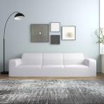 Weiße vidaXL Sofaüberwürfe & Sofahussen aus Jersey maschinenwaschbar 