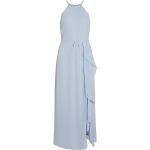 Hellblaue Vila Ballkleider aus Polyester für Damen Größe M 