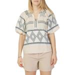VILA CLOTHES T-shirt Damen Polyester Beige GR68137 - Größe: 36