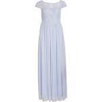 Blaue Vila Maxi Abendkleider & festliche Kleider aus Baumwolle für Damen Größe XS 