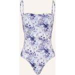 Hellblaue Vilebrequin Bandeau Badeanzüge aus Elastan für Damen Größe XS 