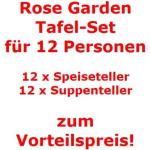 Villeroy & Boch Rose Garden Tafel-Set für 12 Personen / 24 Teile