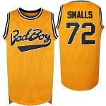 vinking BadBoy #72 Biggie Smalls Movie Notorious Big 90s Hip Hop Kleidung für Party Herren Basketball Jersey - Gelb - Mittel