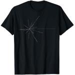 Vintage Space Travel Probe Pulsar Map Pioneer Voyager Earth T-Shirt
