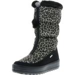 Schwarze Animal-Print Vista Winterstiefel & Winter Boots Leoparden wasserabweisend für Damen Größe 38 
