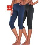 Blaue Vivance Active Capri Leggings für Damen Größe XS Weite 36, Länge 34 