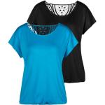 Reduzierte Blaue Vivance T-Shirts für Damen Größe L 