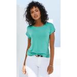 Reduzierte Grüne Vivance T-Shirts aus Elastan für Damen Größe XS 