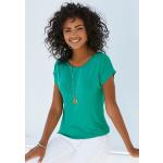 Reduzierte Grüne Vivance T-Shirts aus Elastan für Damen Größe XL 