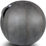 VLUV VEEL Sitzball, Mikrofaser-Kunstleder, 600 - 650 mm, schlamm