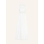 Weiße Ärmellose Vera Mont VM Stehkragen Taillierte Kleider aus Polyester für Damen Größe XS 