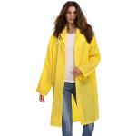 Gelbe Wasserdichte Regenponchos & Regencapes Auto Handwäsche für Damen Größe L 