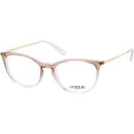 Braune Vogue Cat-eye Damenbrillen aus Kunststoff 