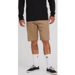 Braune Volcom Stretch-Shorts aus Polyester für Herren 