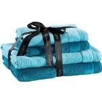 VOSSEN Uni Handtuch Sets Länder aus Baumwolle 67x140 4 Teile 