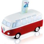 Rote Volkswagen / VW Bulli / T1 Spardosen Bus aus Keramik 