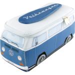 Blaue Volkswagen / VW Bulli / T1 Kosmetiktaschen Bus aus Neopren für Kinder 