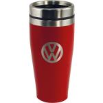 Rote Volkswagen / VW Thermobecher 400 ml Auto aus Edelstahl doppelwandig 