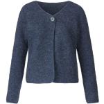 Blaue Waschbär Nachhaltige Walkjacken aus Wolle für Damen Größe XXL 
