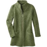 Pistaziengrüne Waschbär Nachhaltige Walkjacken aus Baumwolle für Damen Größe S 