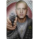 Wall-Art Glasbild »Kunstdruck Rapper Eminem«, Person