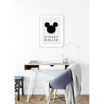 Wandbild Mickey Mouse Silhouette