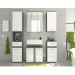 Weiße Loftscape Waschbeckenunterschränke & Badunterschränke aus Holz 