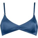 Blaue WATERCULT Bikini Tops aus Elastan für Damen Größe S 