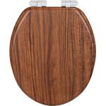 Braune WENKO Toilettensitze & Toilettendeckel aus Holz 