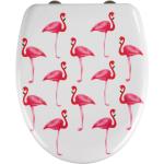 Bunte WENKO Toilettensitze & Toilettendeckel Flamingo aus Kunststoff 