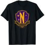 Wednesday Nevermore Academy School Crest T-Shirt