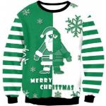 Grüne Weihnachtspullover & Christmas Sweater für Herren Größe XS Große Größen 