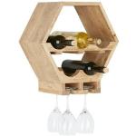Beige Moderne Weinregale & Flaschenregale aus Akazie 