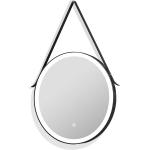Silberne Welltime Badezimmerspiegel 60 cm beleuchtet 