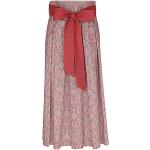 Rosa Wadenlange | Midi Trachtenröcke aus Baumwolle für Damen Größe S 