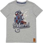 Wheat Captain America T-Shirt, Melange Grey, 98