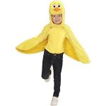 DUCK IN SOFT PLUSH (hooded winged cape with mask) - (104-110 cm / 2-4 Years)