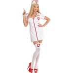 Weiße Sexy Widmann Krankenschwester Kostüme für Damen Größe L 