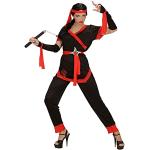 Rote Widmann Ninja Kostüme Größe L 