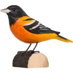 Wildlife Garden - DecoBirds Handgeschnitzter Vogel, Baltimoretrupial - Orange Orange